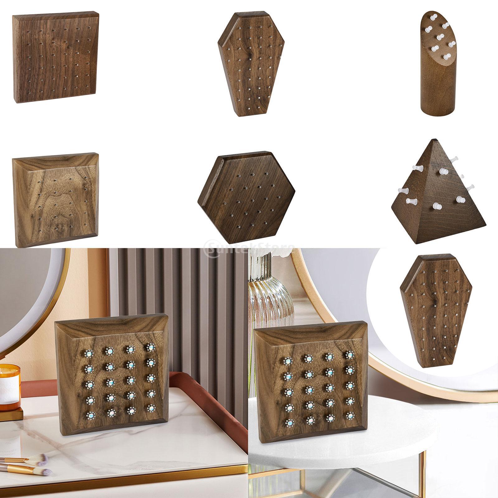 Body Jewelry Display Case - Piercing Sieraden Stand Houten Oorstekers Display