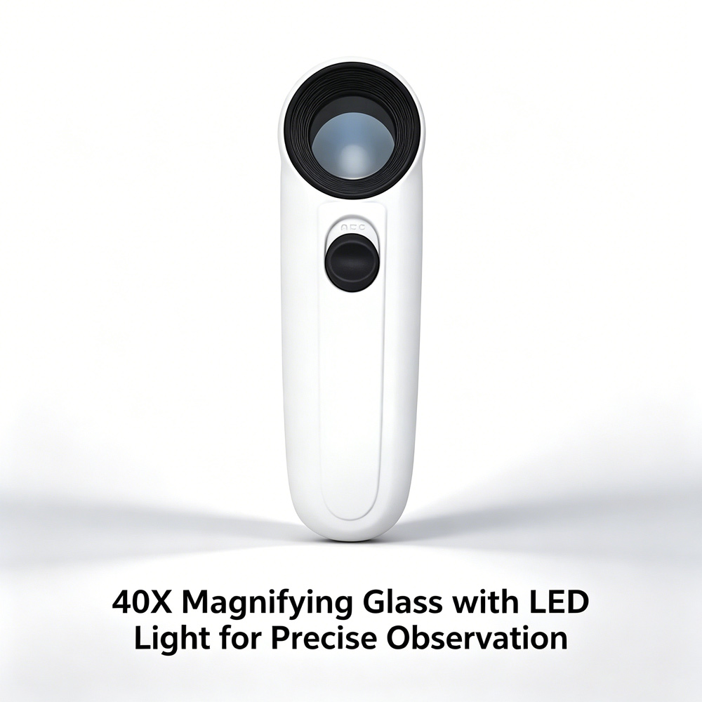 Body Jewelry Websites - Mini 40X LED handvergrootglas zakvergrootglas voor