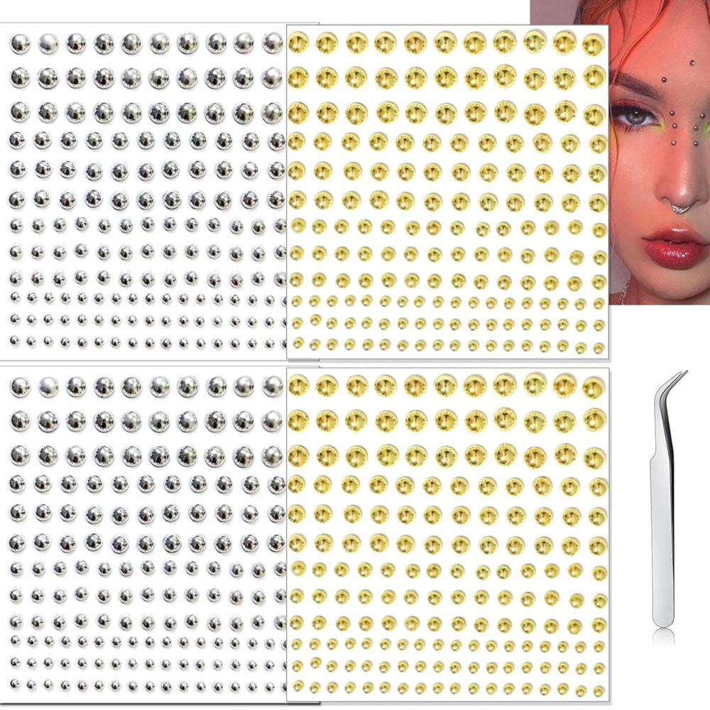 Body Jewelry Eyebrow - 661 Stuks Set Gezicht Nep Piercings