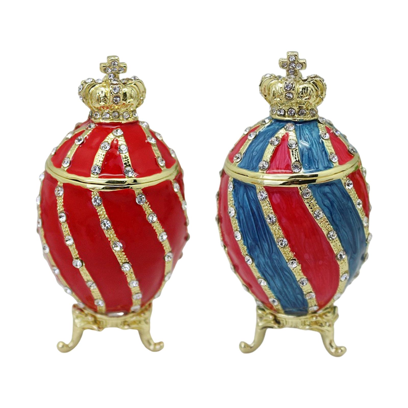 Body Jewelry Display Case - Faberge Ei Snuisterijdoosje Container Case Ring