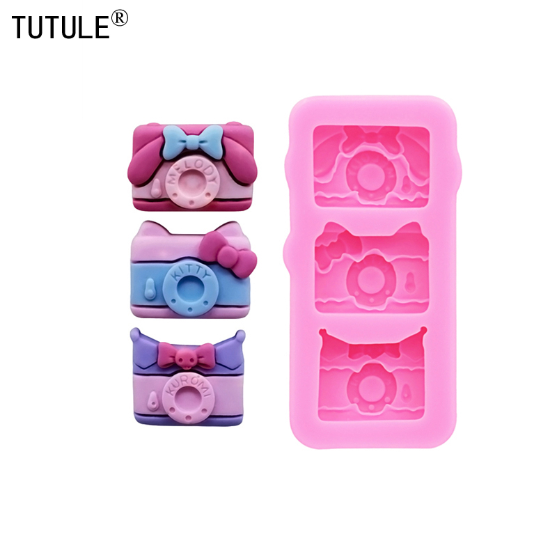 Body Jewelry Display Case - Cartoon Camera Siliconen Mal Hars Telefoonhoesje
