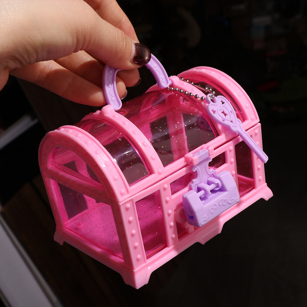 Body Jewelry Display Case - Mini Box Roze/Paarse Sieradendoosje Rollenspel Met