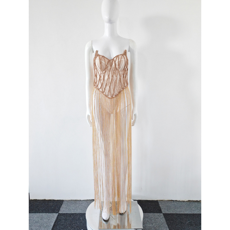 Body Jewelry For Backless Dress - Vrouw Lichaam Sieraden Keten Holle Club