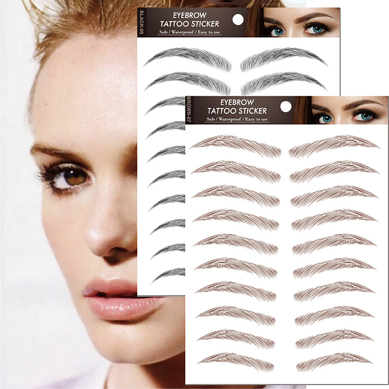 Waterdichte 6D Wenkbrauw Tatto - Body Jewelry Eyebrow recensie en prijs