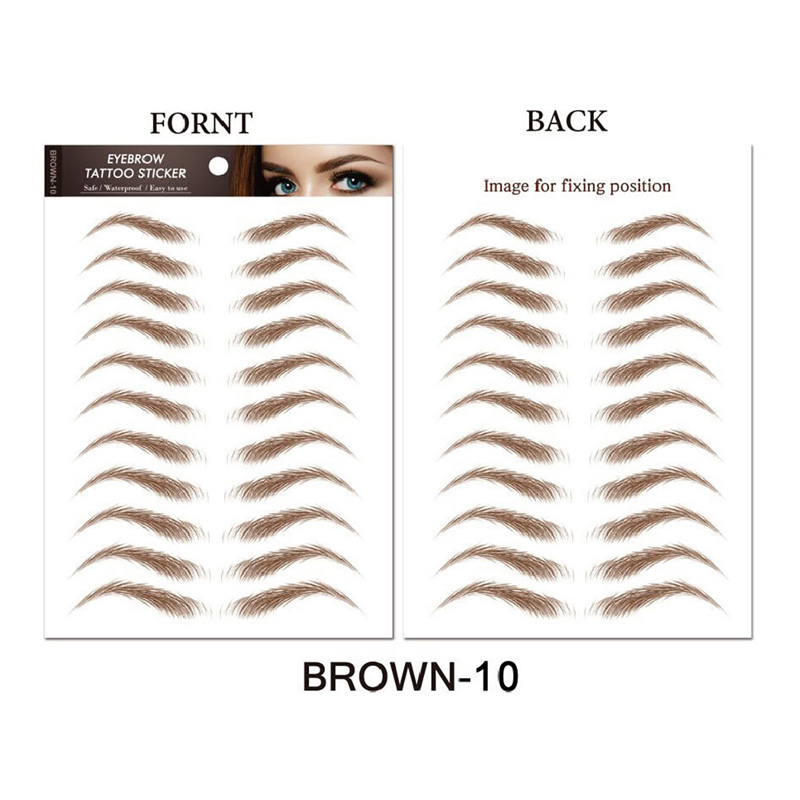 Waterdichte 6D Wenkbrauw Tatto - Body Jewelry Eyebrow recensie en prijs