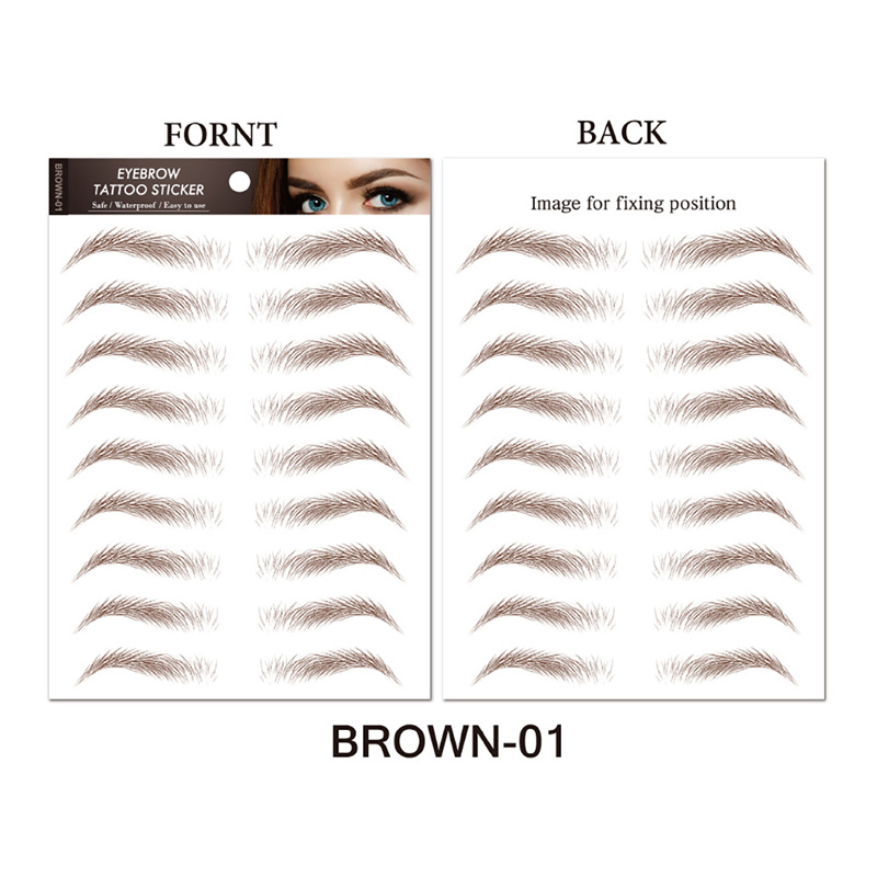 Waterdichte 6D Wenkbrauw Tatto - Body Jewelry Eyebrow recensie en prijs