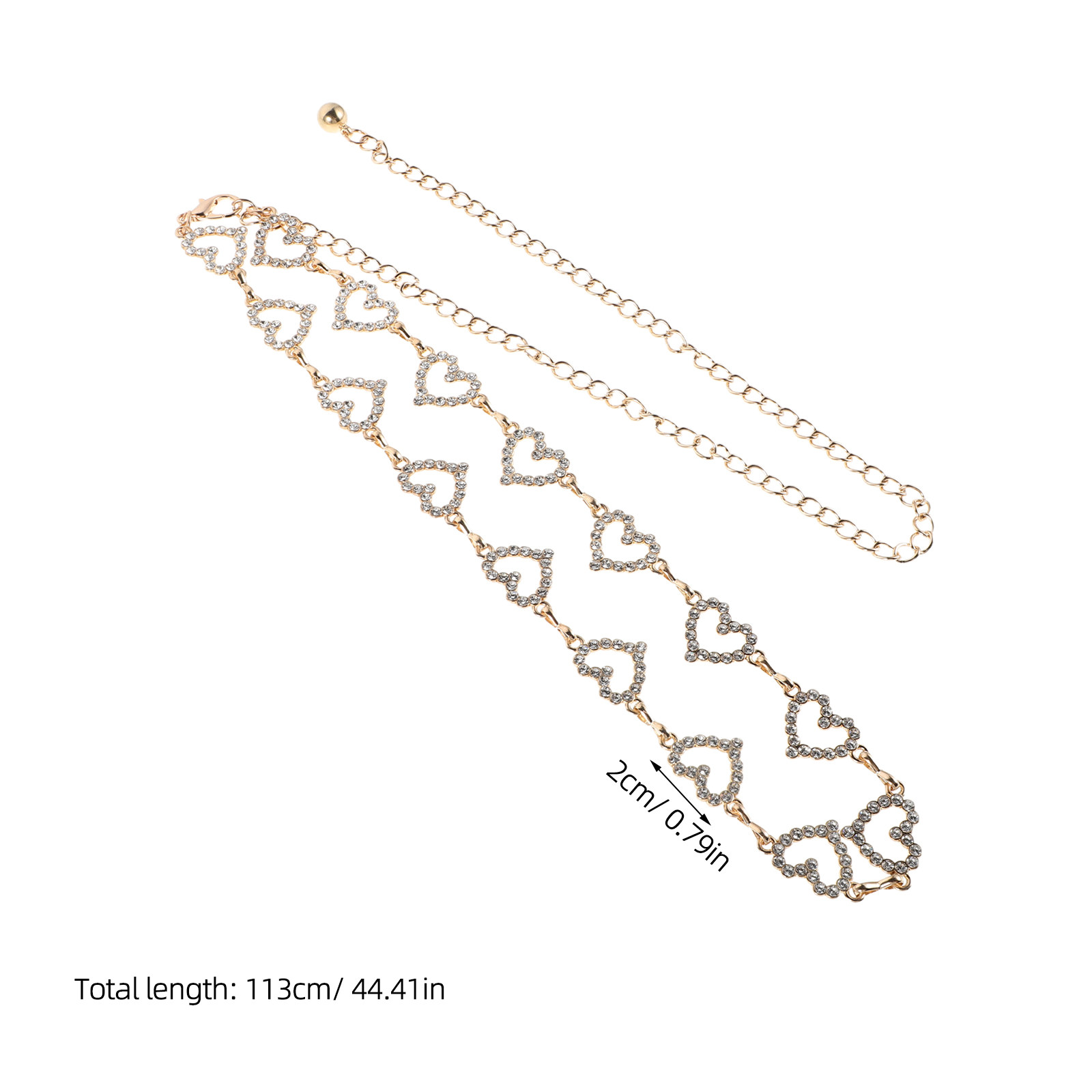 Verstelbare tailleketting met  - Body Jewelry Usa recensie en prijs