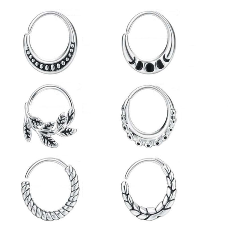 6-delige neusringaccessoires v - Body Jewelry Metal Types recensie en prijs