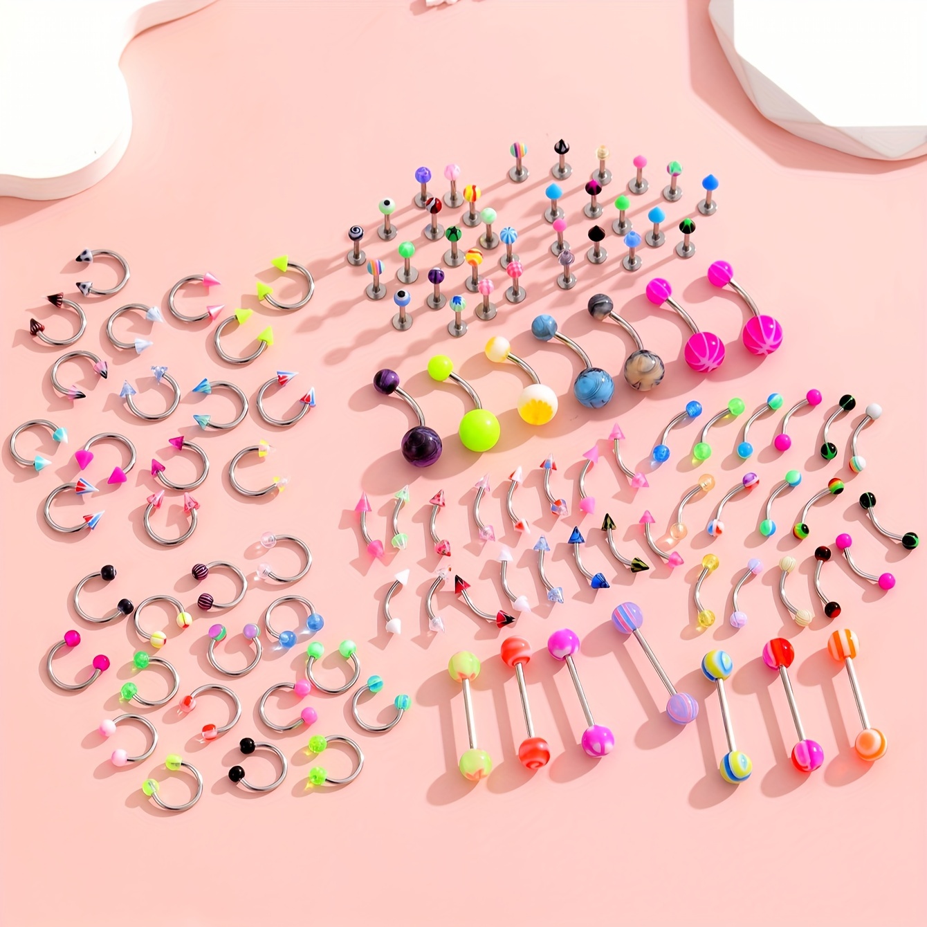 45/80/110 Stuks Mix Stijlen Ro - Body Jewelry Display Case recensie en prijs