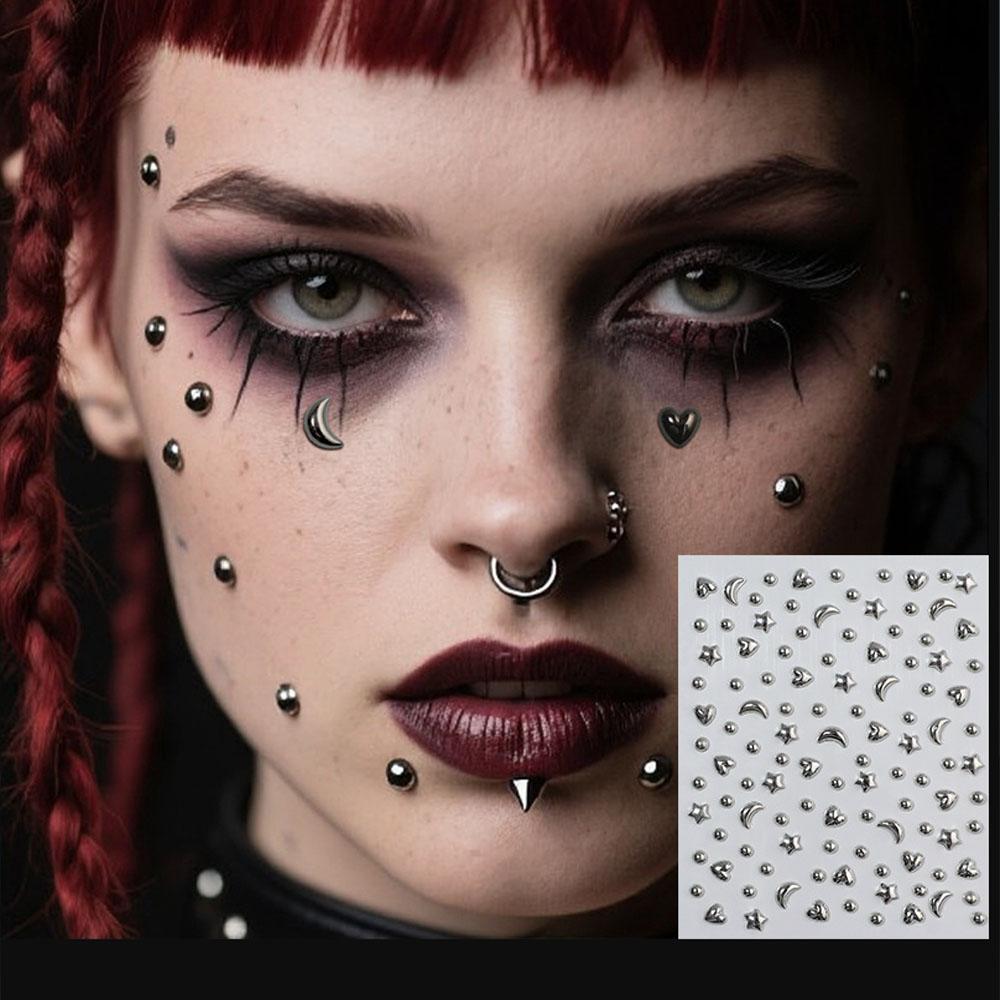 1 vel acryl strass stickers, n - Body Jewelry Eyebrow recensie en prijs