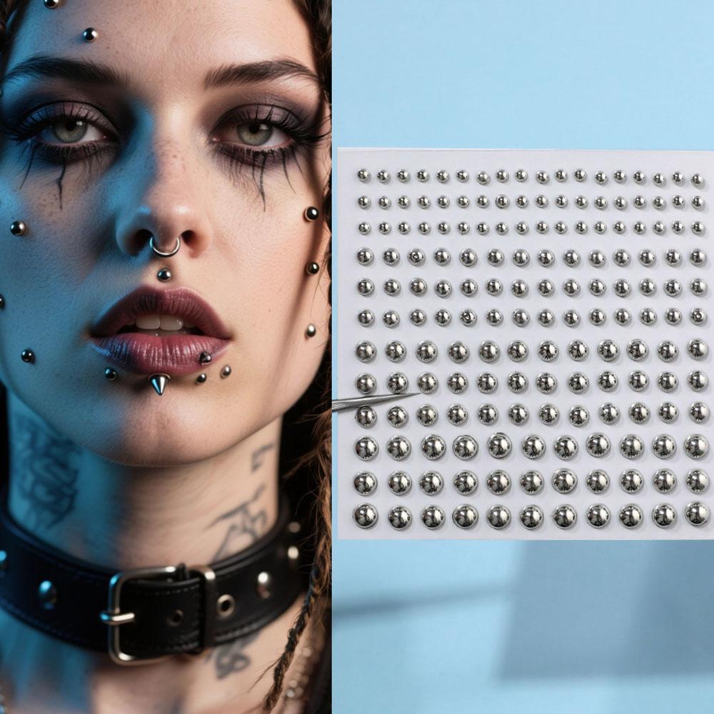 1 vel acryl strass stickers, n - Body Jewelry Eyebrow recensie en prijs