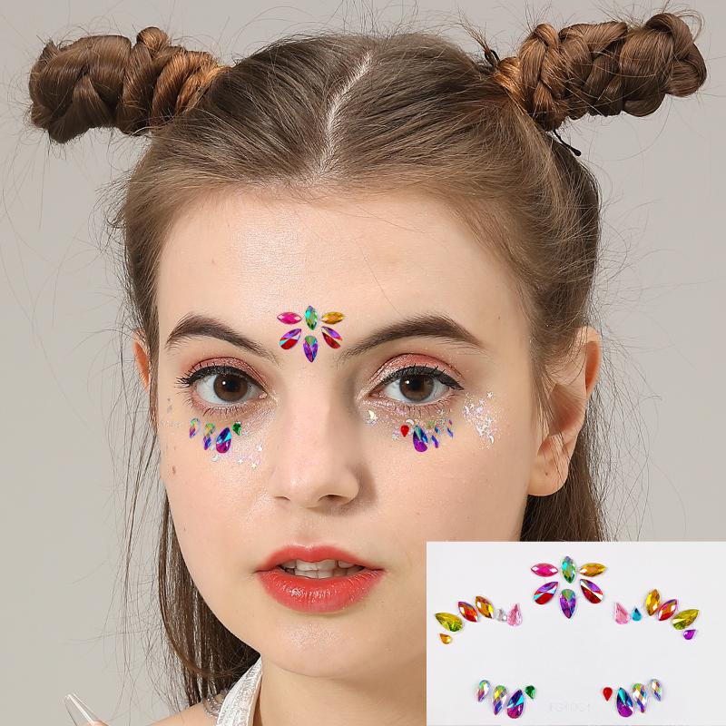 Rave Make-up 3D Gezichts-Rhine - Body Jewelry Eyebrow recensie en prijs