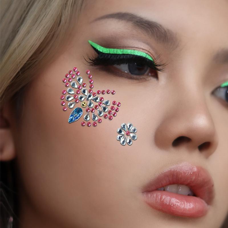 Rave Make-up 3D Gezichts-Rhine - Body Jewelry Eyebrow recensie en prijs