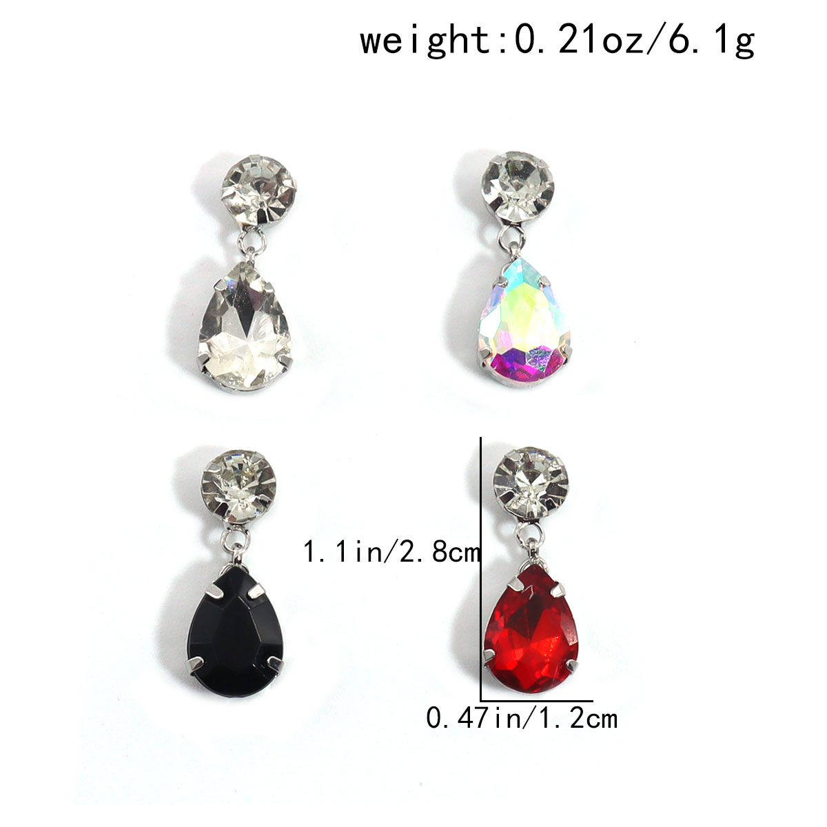 4-delig/waterdruppel type nave - Body Jewelry Metal Types recensie en prijs