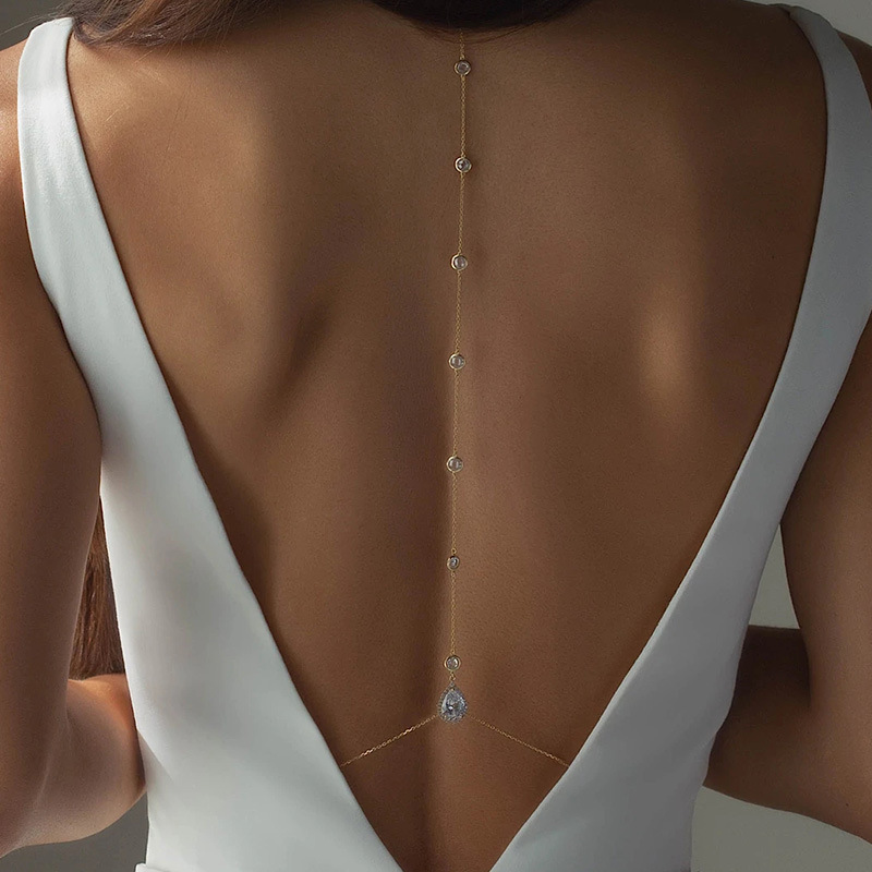 Nieuwe Ster Terug Chain Lichaa - Body Jewelry For Backless Dress recensie en prijs