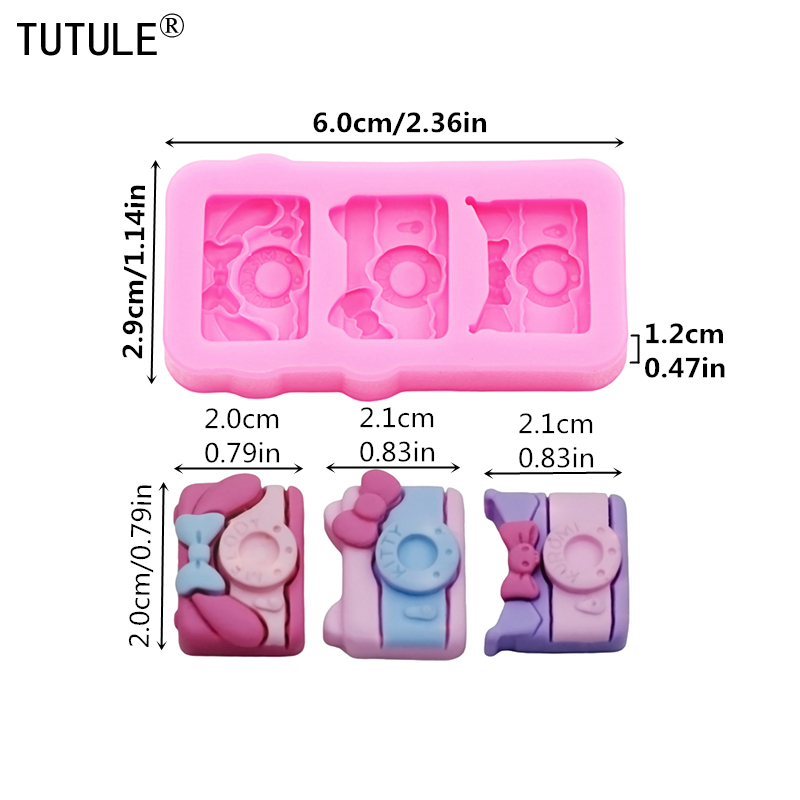 Cartoon Camera Siliconen Mal H - Body Jewelry Display Case recensie en prijs