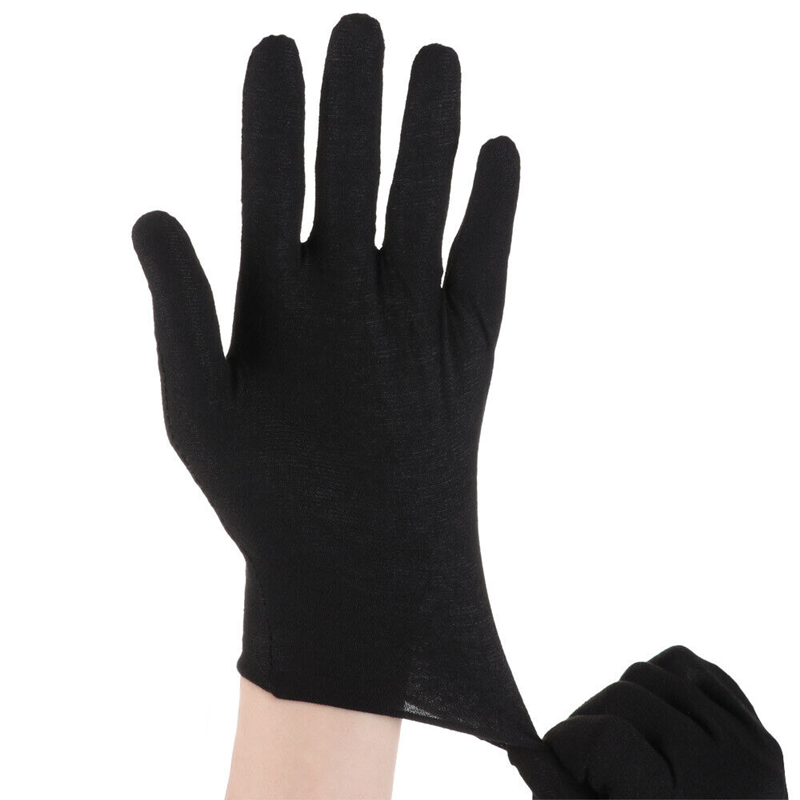 Zwarte katoenen handschoenen,  - Body Jewelry Websites recensie en prijs