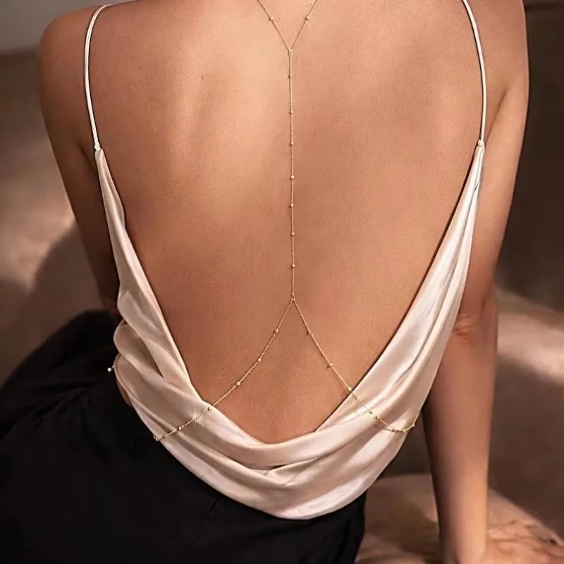 Elegant gelaagde rugketting me - Body Jewelry For Backless Dress recensie en prijs