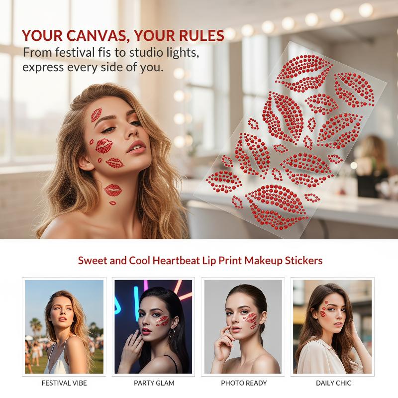 1 vel realistische rode kus li - Body Jewelry Eyebrow recensie en prijs