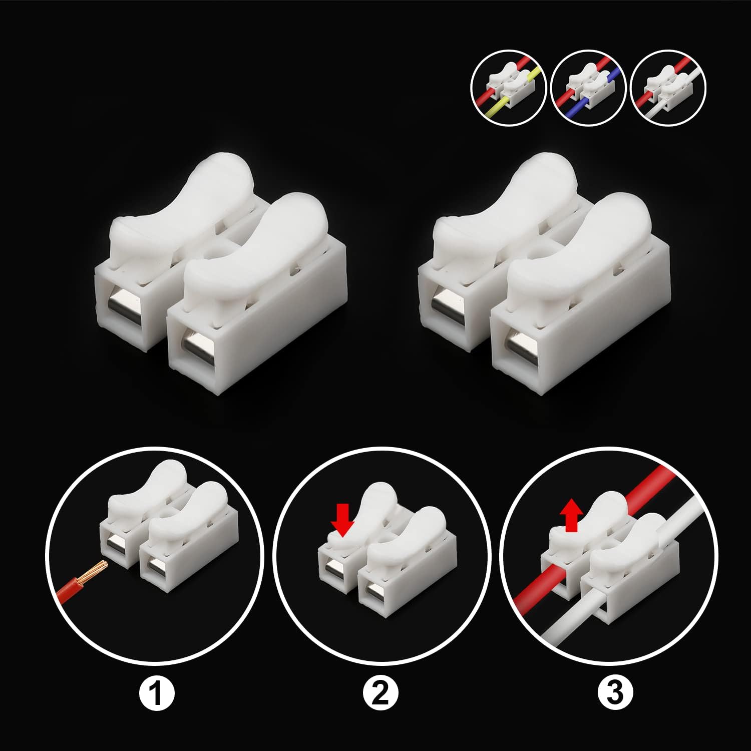 50 Stuks Push Quick Wire Kabel - Threadless Push Pin recensie en prijs