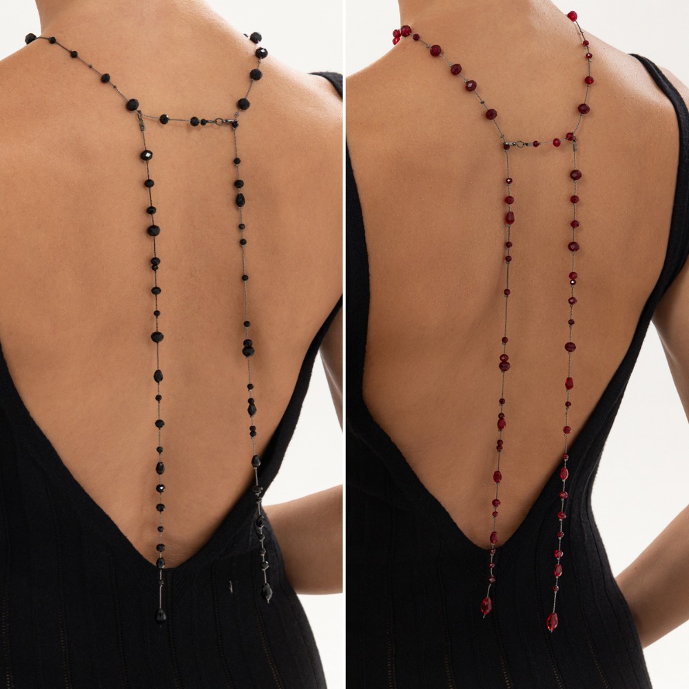 Gotische rugketting met zwarte - Body Jewelry For Backless Dress recensie en prijs