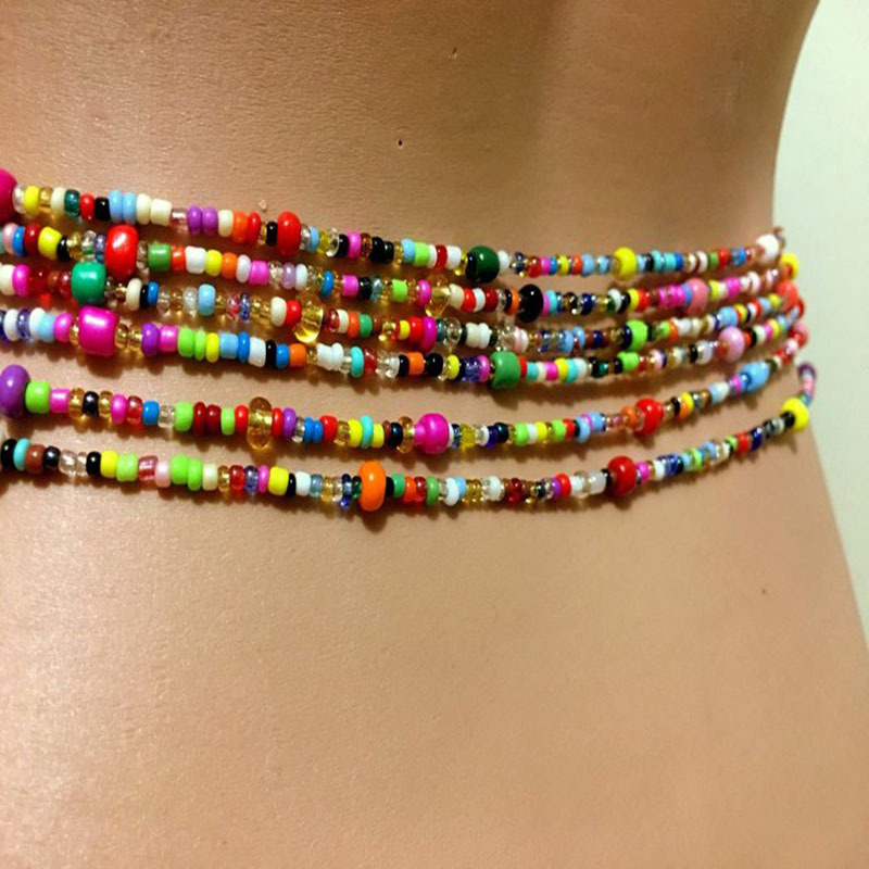Vrouwen Gelaagde Kralen Buik K - Body Jewelry Usa recensie en prijs