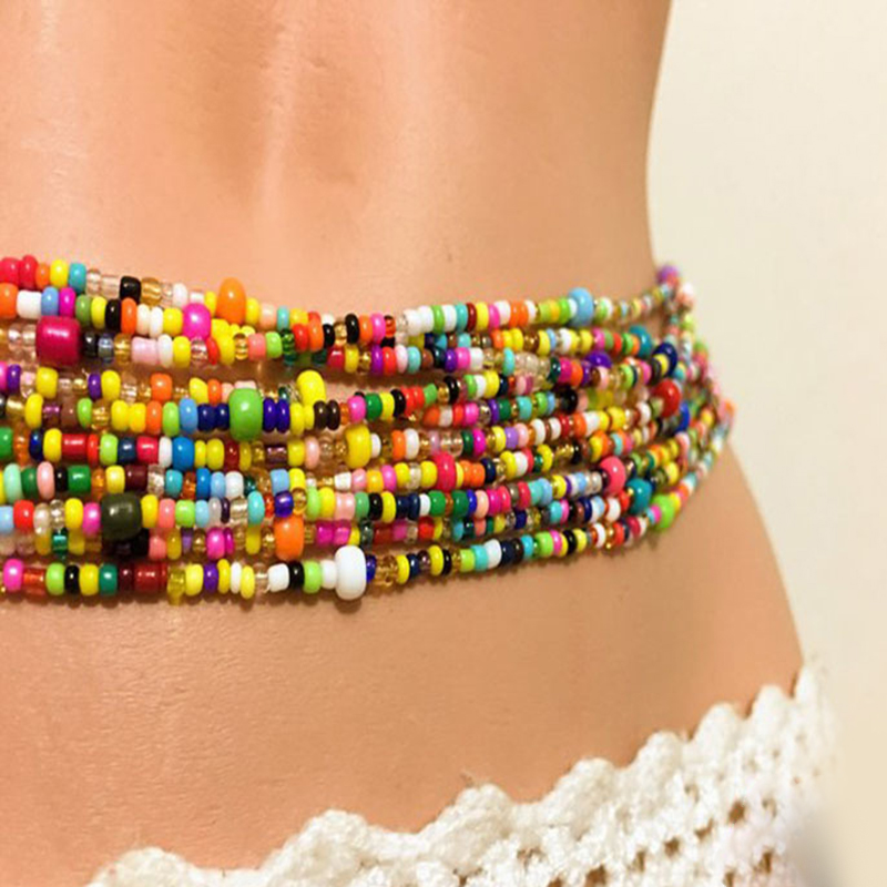 Vrouwen Gelaagde Kralen Buik K - Body Jewelry Usa recensie en prijs
